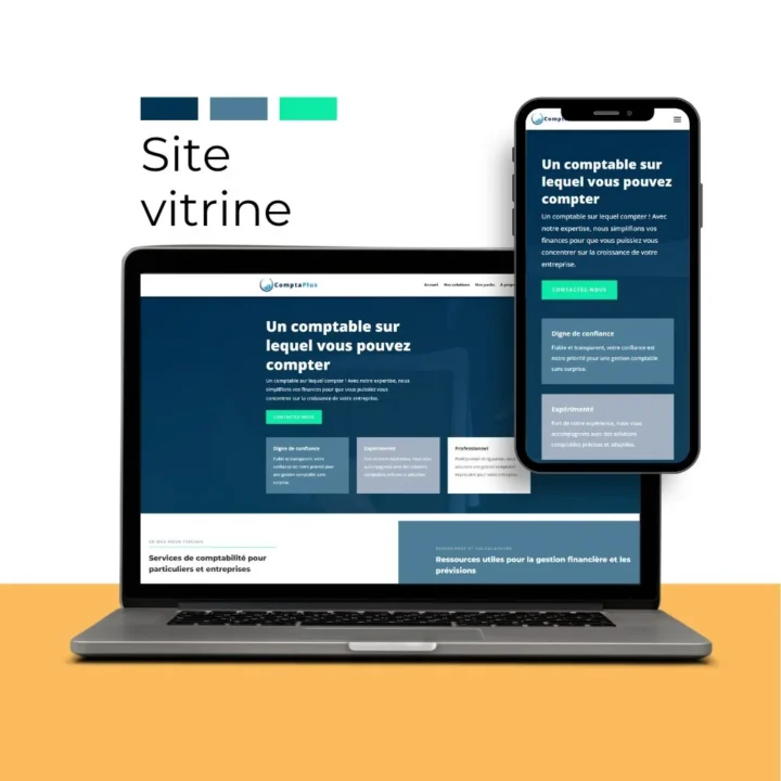 Création site internet vitrine - EcomForge Création site internet vitrine - EcomForge