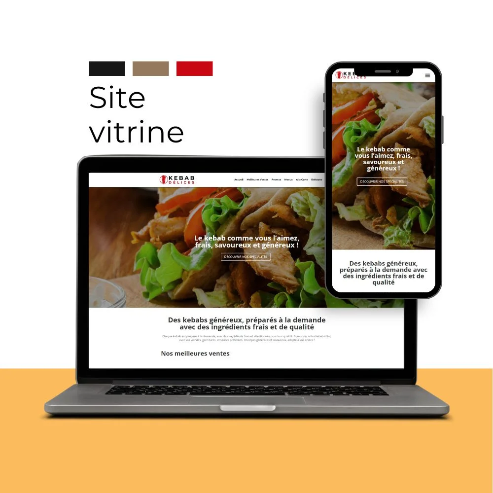 Création site internet vitrine - EcomForge