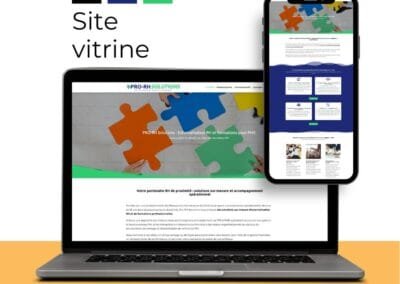 Création site internet vitrine - EcomForge