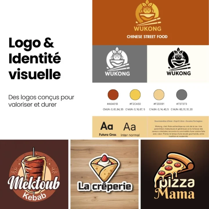 Service Création logo et identité visuelle - EcomForge